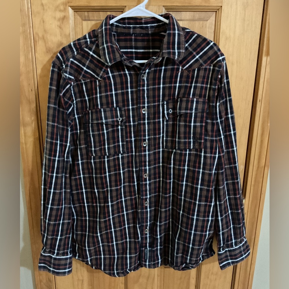 Upcycled Tito’s Vodka Mens Button Down - Picture 3 of 3